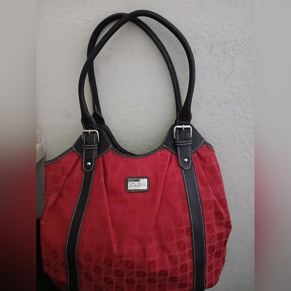 Nine West Red and Black Shoulder Bag